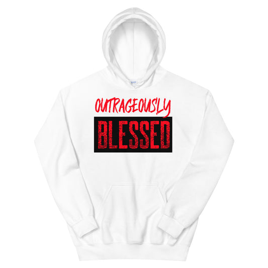 #Outrageously Blessed Unisex Hoodie