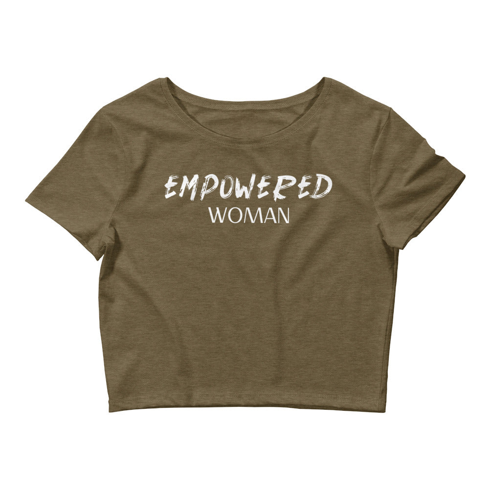 #Empowered Woman Crop Tee