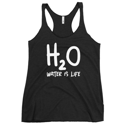 #Water Is Life Racerback Tank