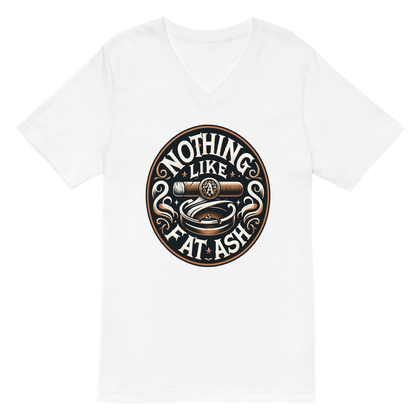 Nothing Like a Fat Ash Unisex Short Sleeve V-Neck T-Shirt