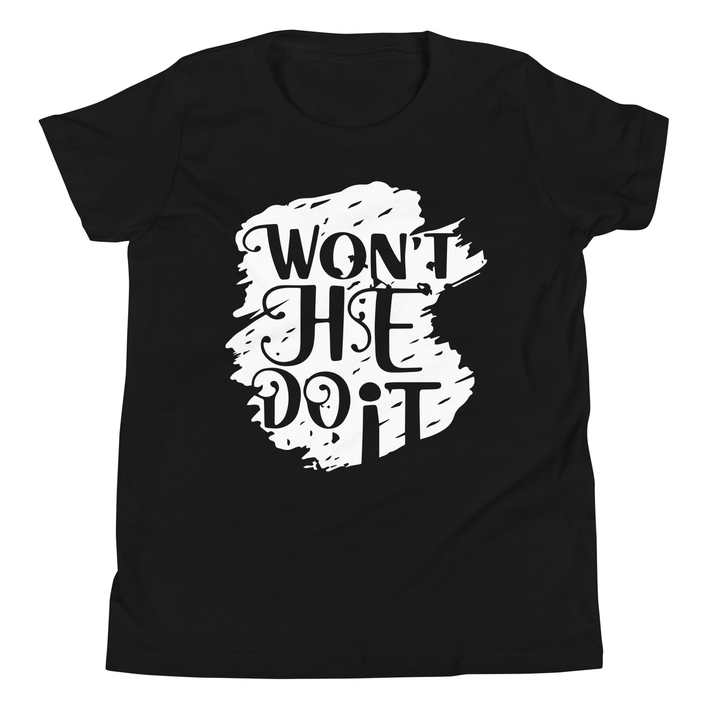 Won't He Do It  Youth Short Sleeve Tee