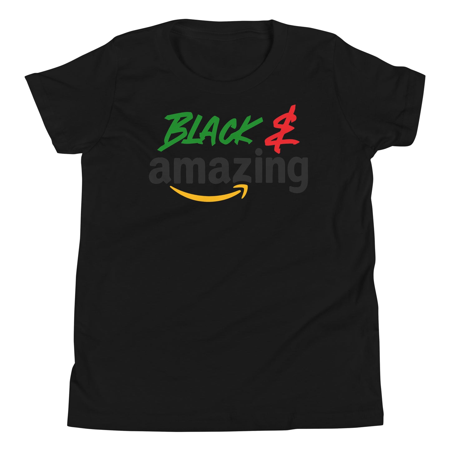 Black & Amazing Youth Short Sleeve T-Shirt