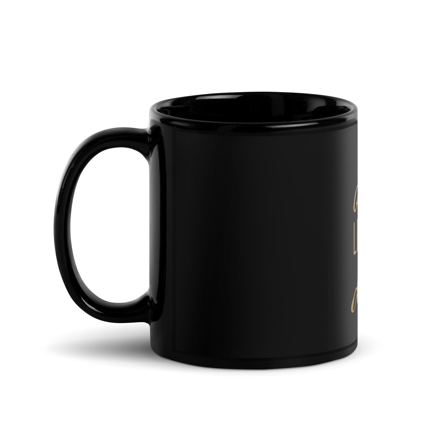 Okay Let's Do This Black Glossy Mug