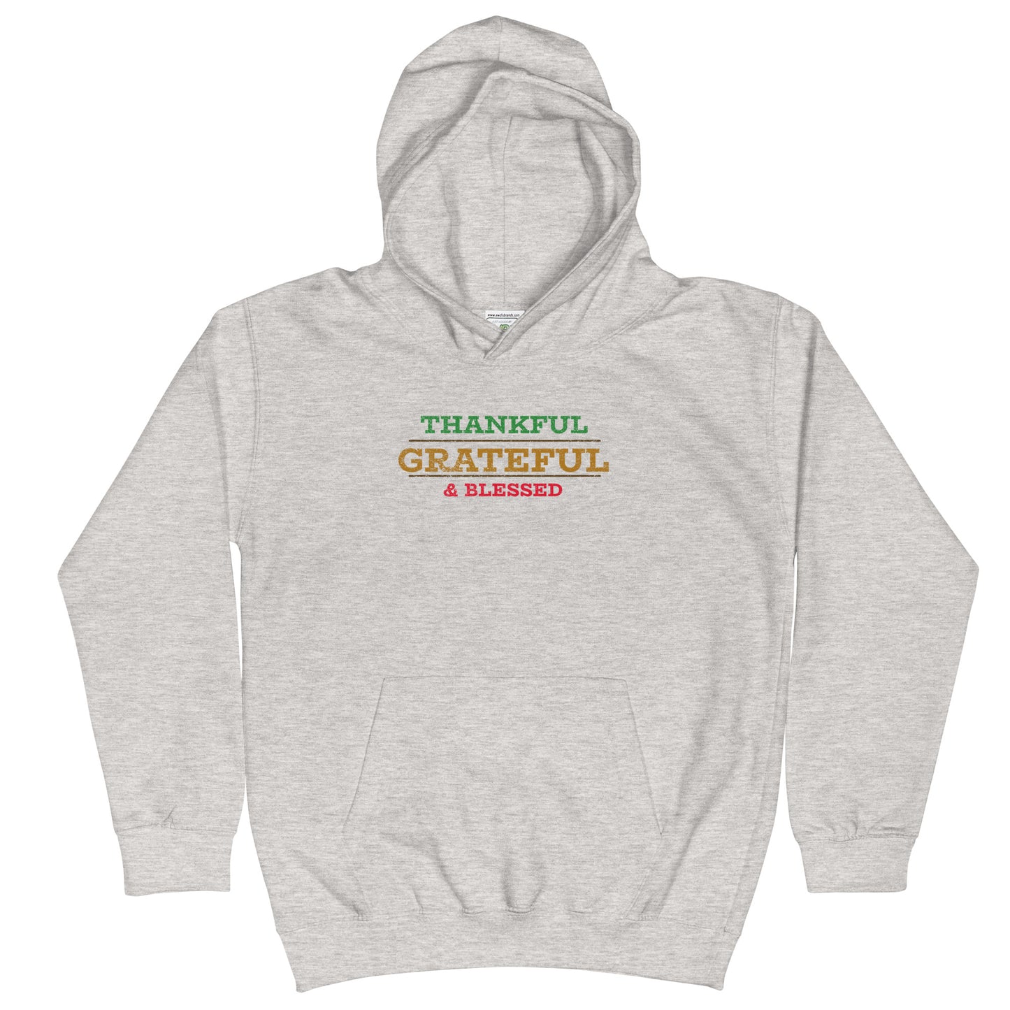 #Thankful Grateful and Blessed Youth Hoodie