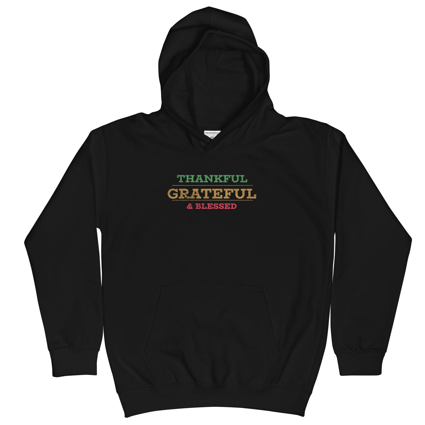 #Thankful Grateful and Blessed Youth Hoodie