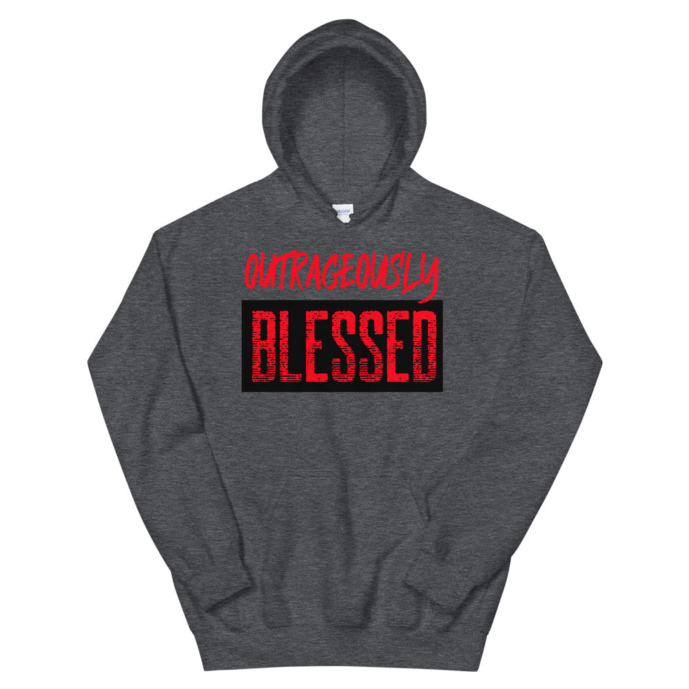 #Outrageously Blessed Unisex Hoodie