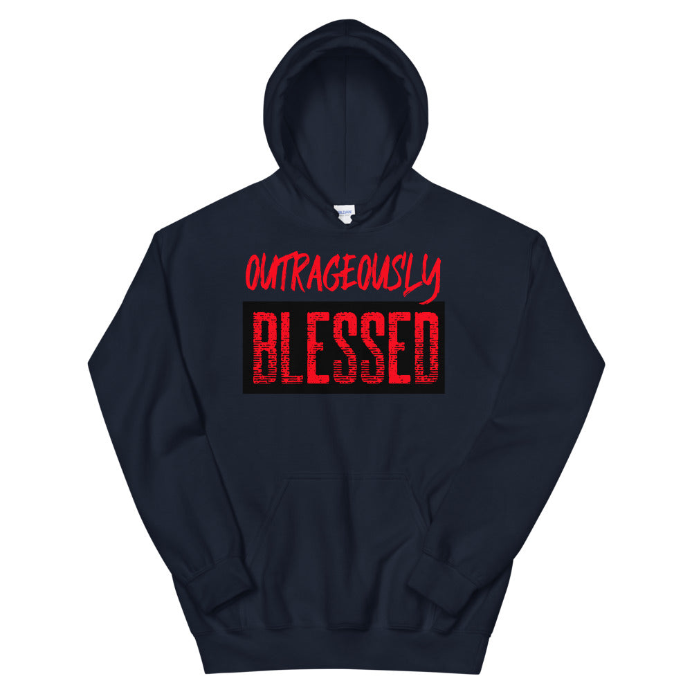 #Outrageously Blessed Unisex Hoodie