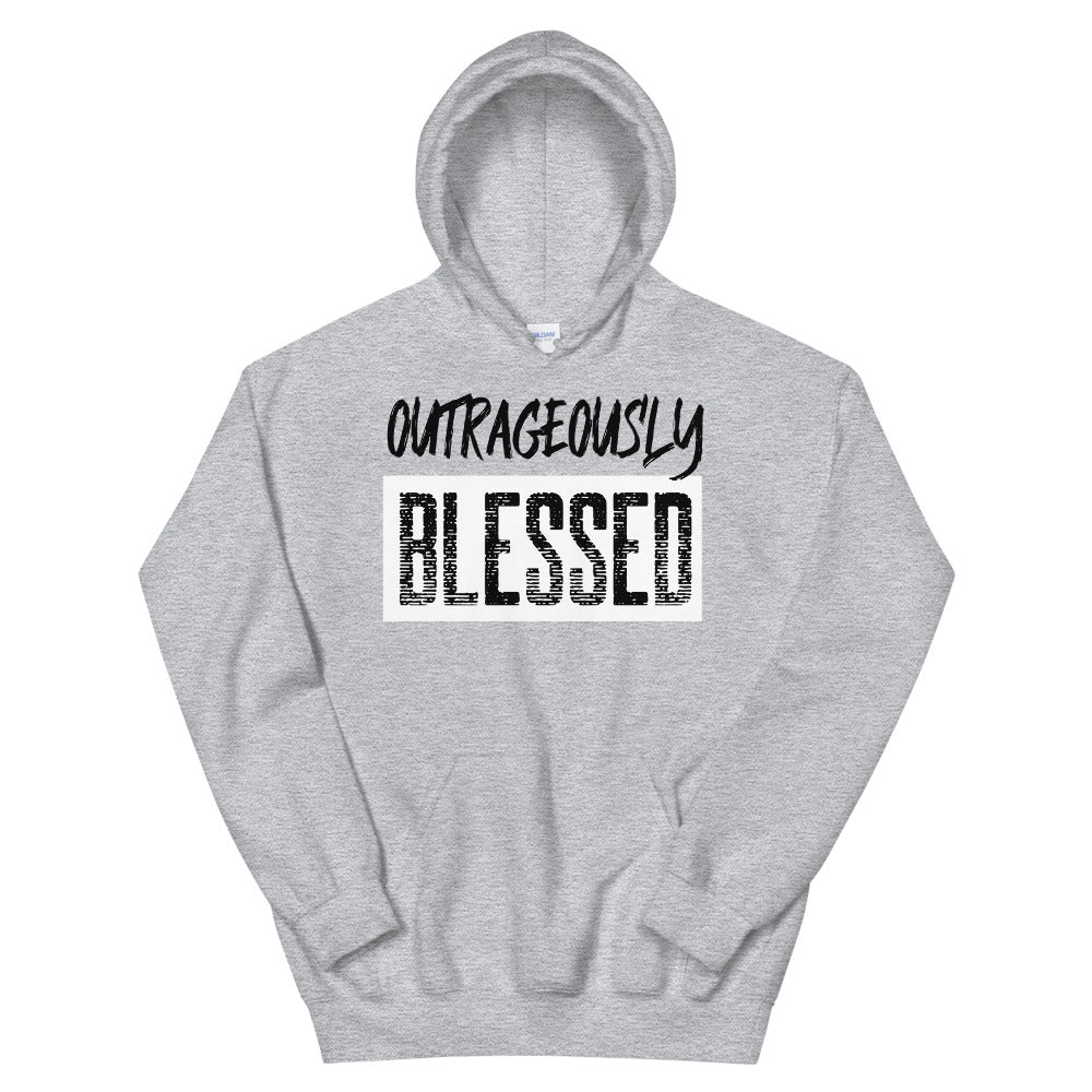 #Outrageously Blessed Unisex Hoodie