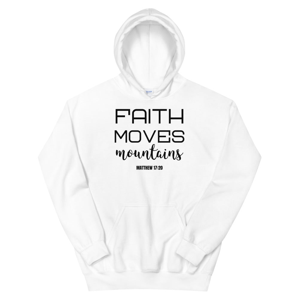 #Faith Moves Mountains Unisex Hoodie