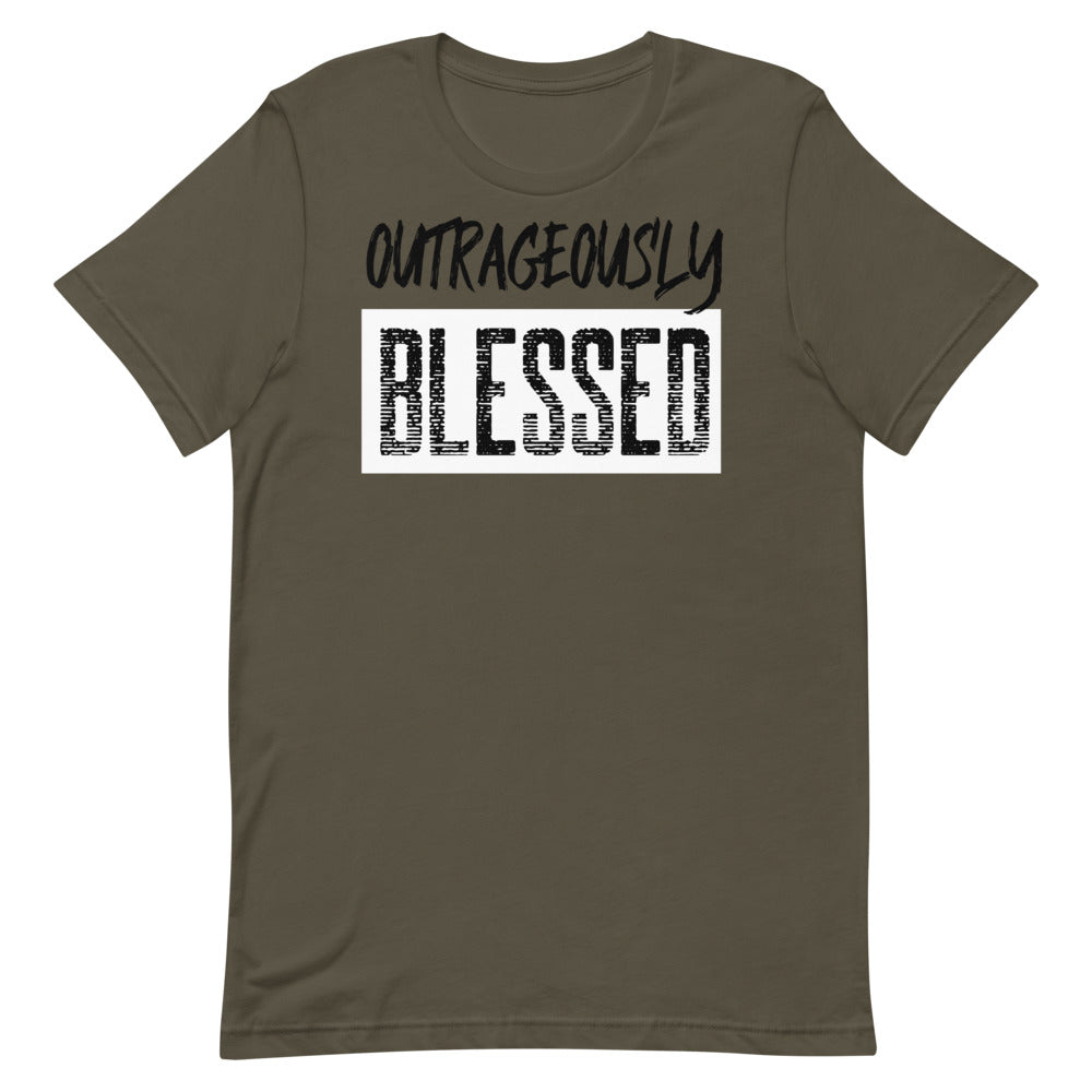 #Outrageously Blessed Unisex T-Shirt