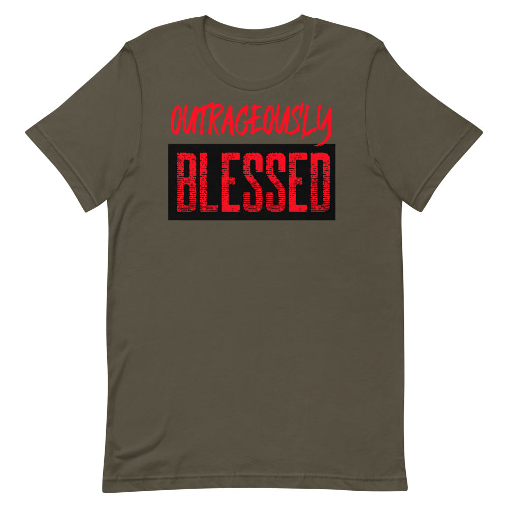 #Outrageously Blessed Unisex T-Shirt