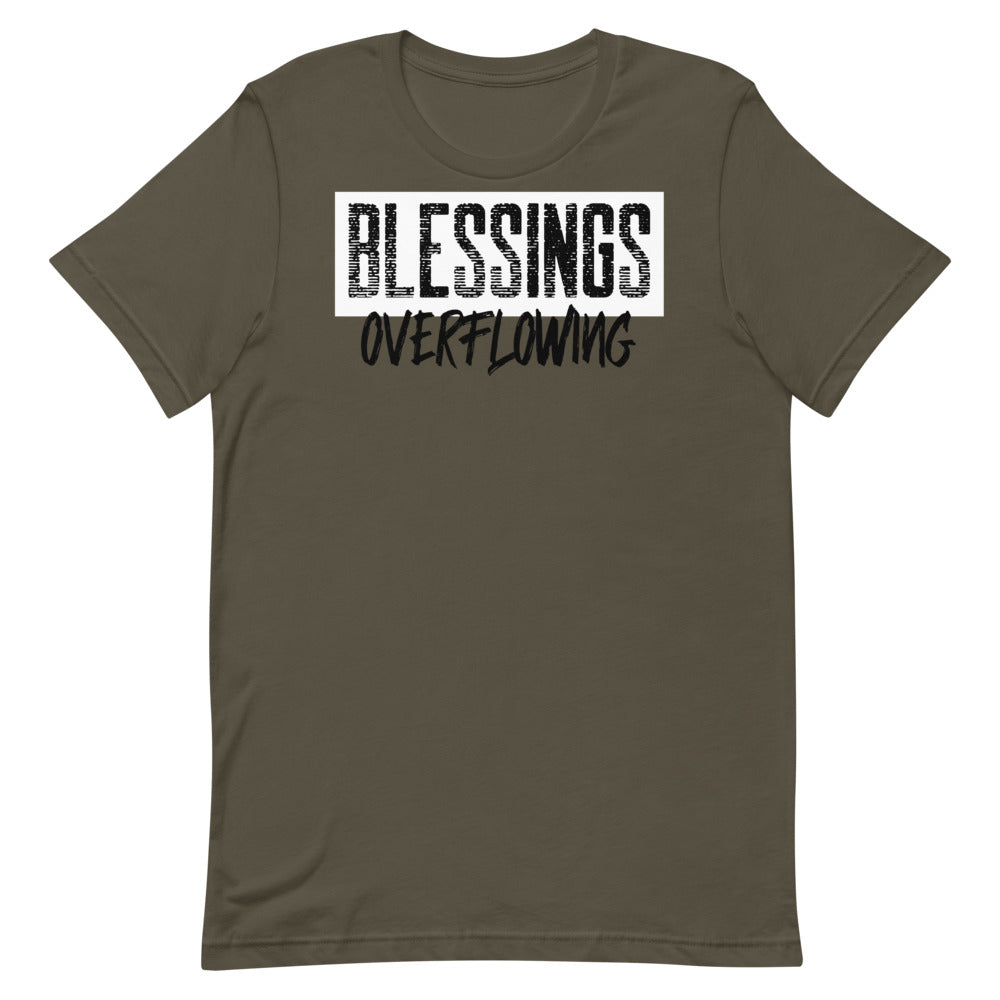 #Blessings Overflowing Unisex T-Shirt