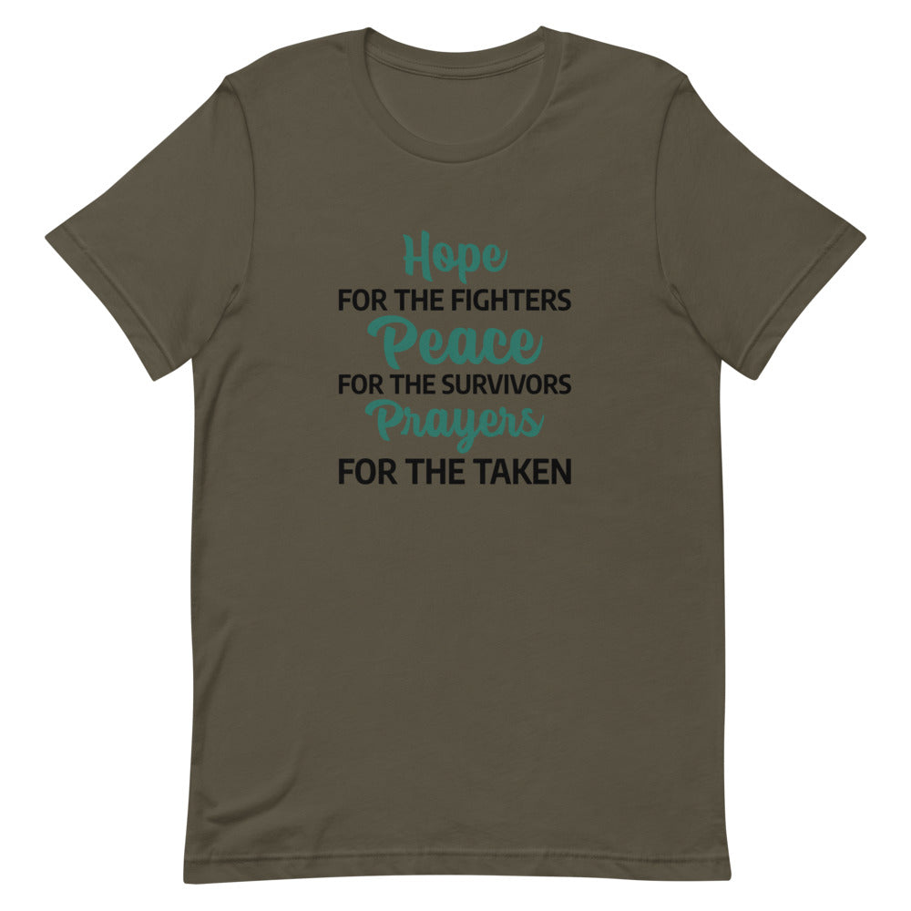 #Hope | Ovarian Cancer Unisex T-Shirt