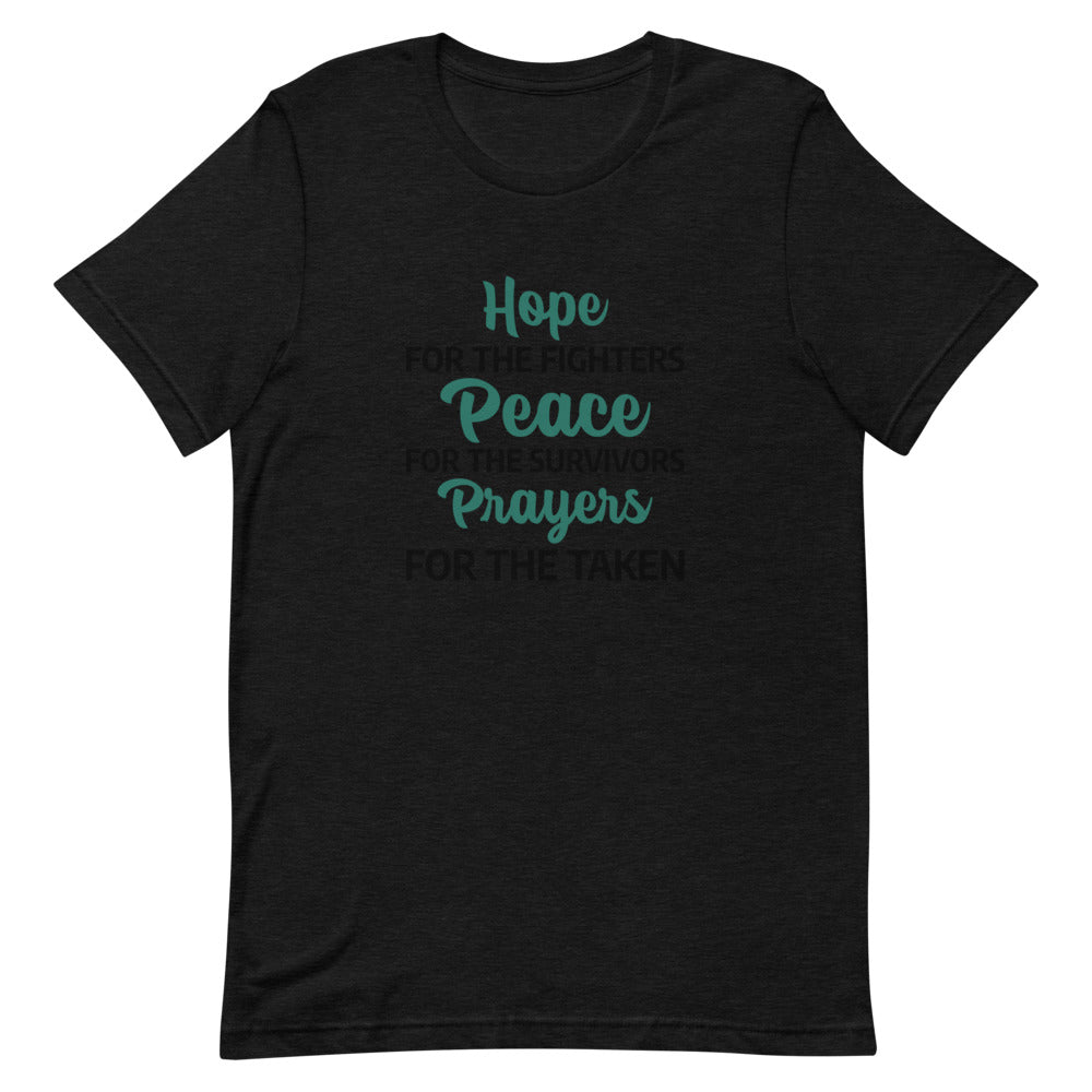 #Hope | Ovarian Cancer Unisex T-Shirt