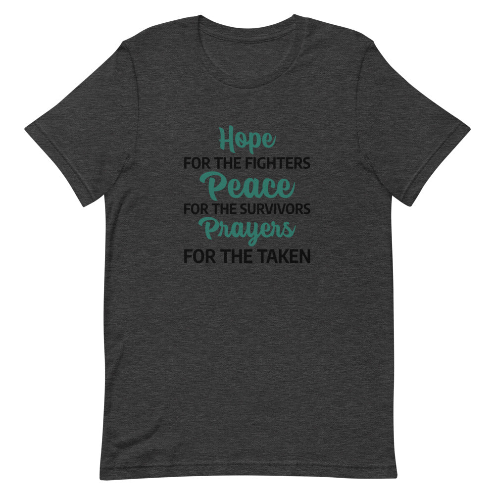 #Hope | Ovarian Cancer Unisex T-Shirt