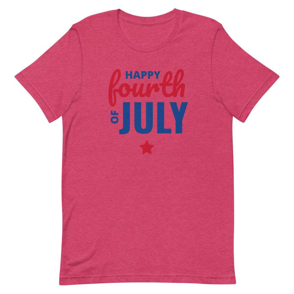 #Happy 4th of July Unisex T-Shirt