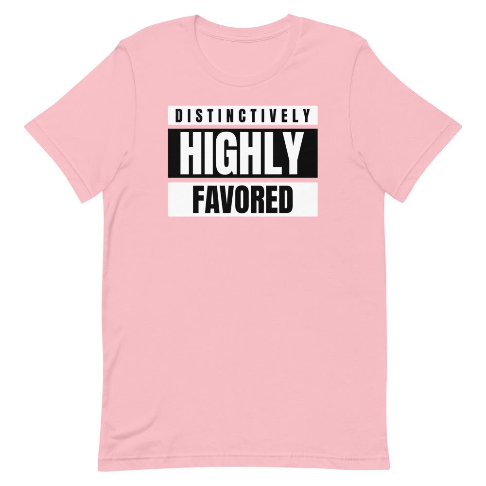 #Distinctively Highly Favored Unisex T-Shirt