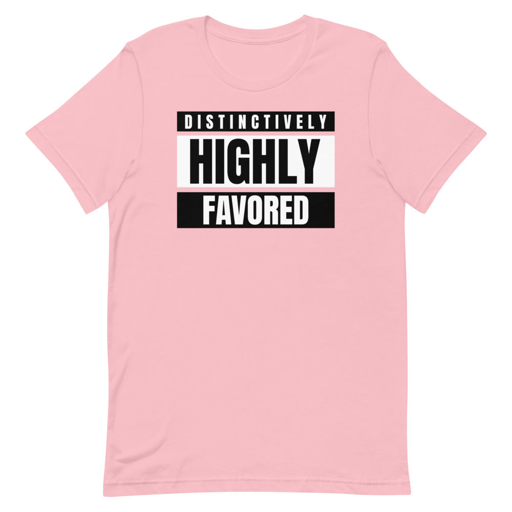 #Distinctively Highly Favored Unisex T-Shirt