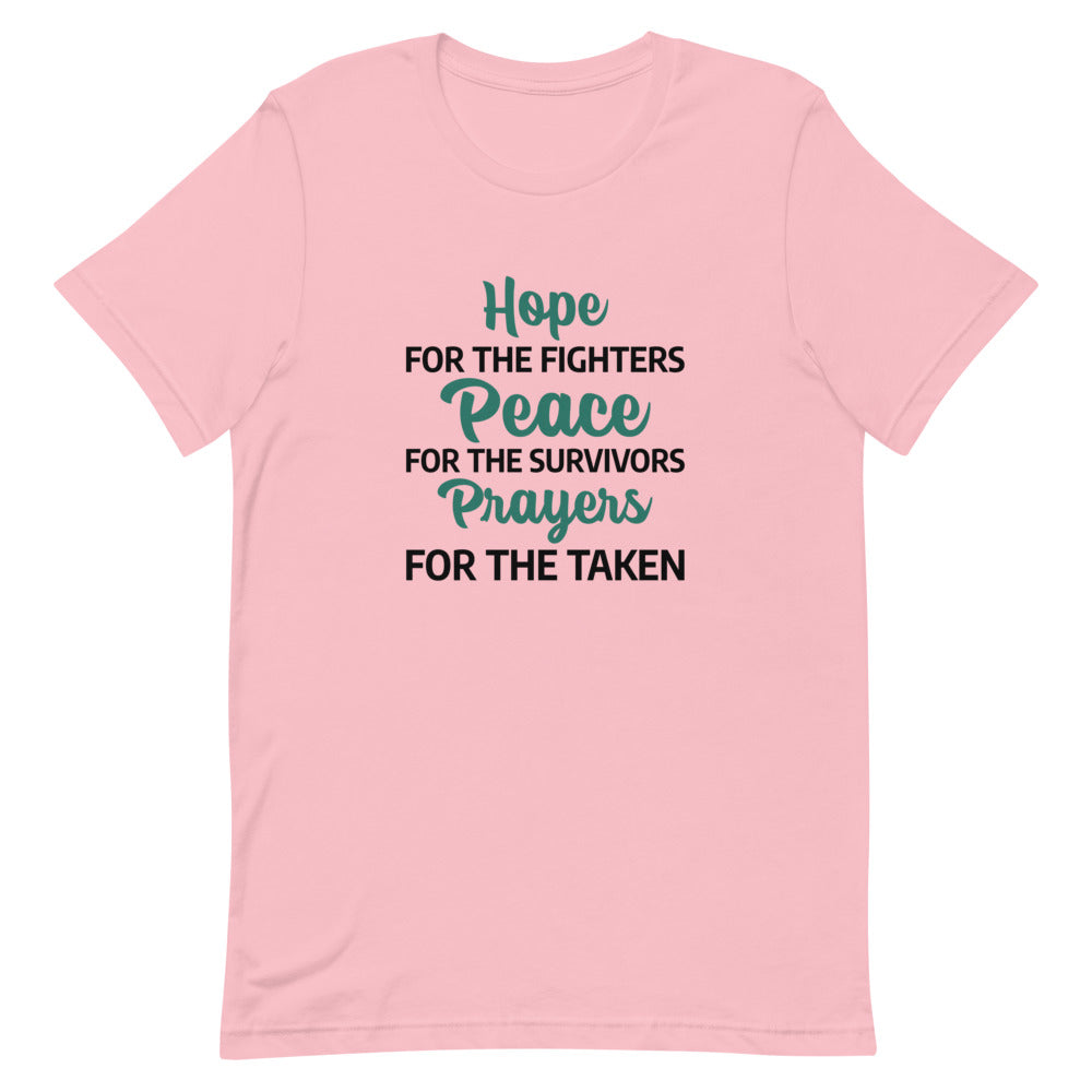 #Hope | Ovarian Cancer Unisex T-Shirt