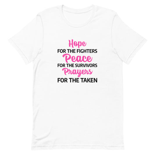 #Hope | Breast Cancer Unisex T-Shirt