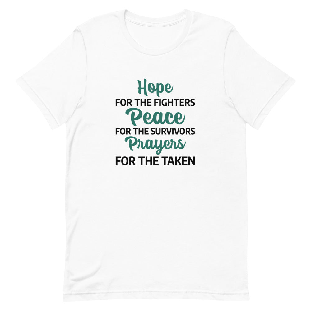 #Hope | Ovarian Cancer Unisex T-Shirt