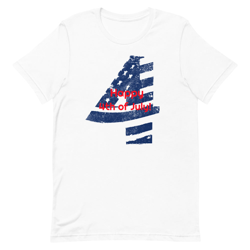 #Happy 4th of July Unisex T-Shirt