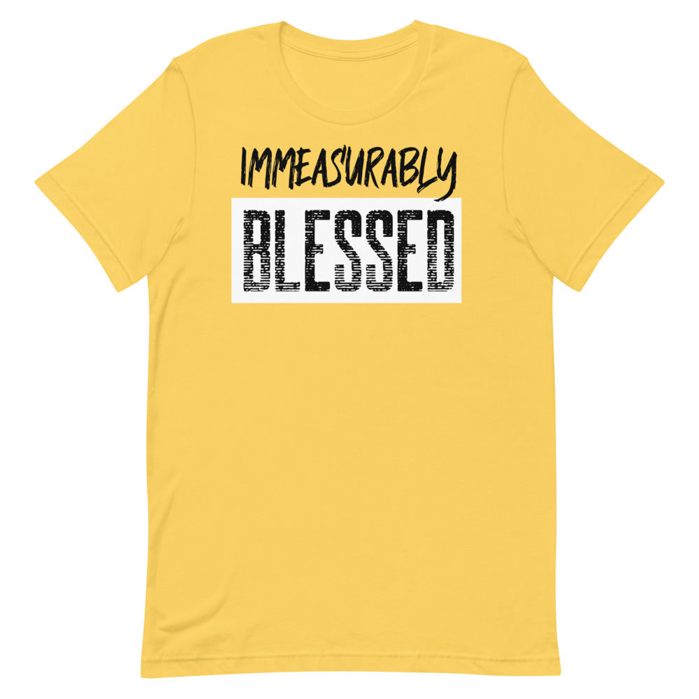 #Immeasurably Blessed Unisex T-Shirt