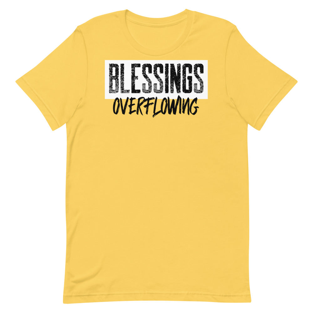 #Blessings Overflowing Unisex T-Shirt