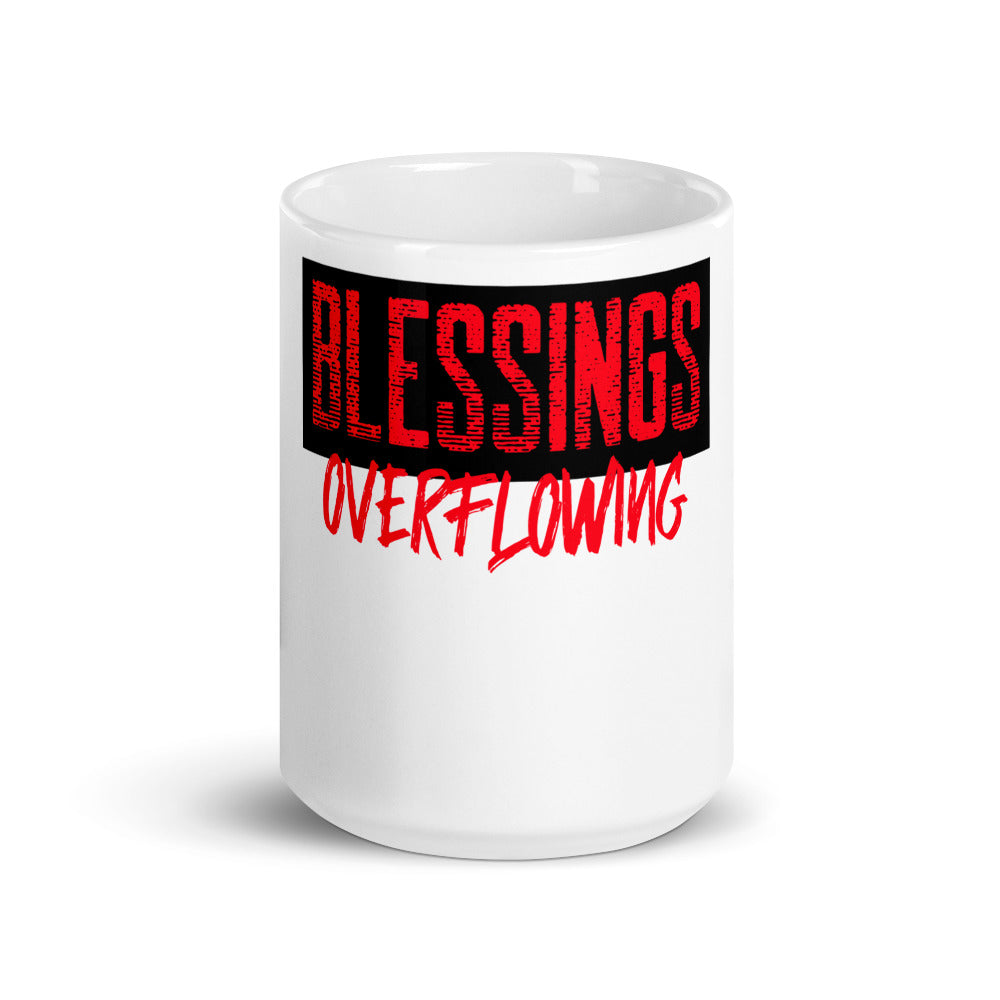 #Blessings Overflowing Mug