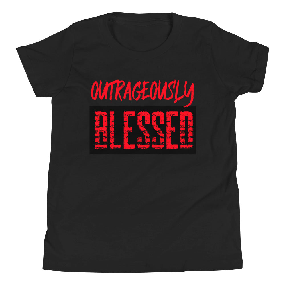 #Outrageously Blessed Youth T-Shirt