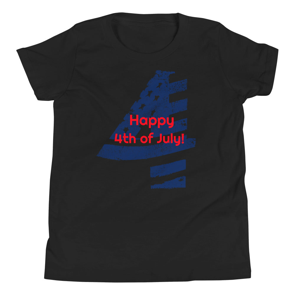 #Happy 4th of July Youth T-Shirt