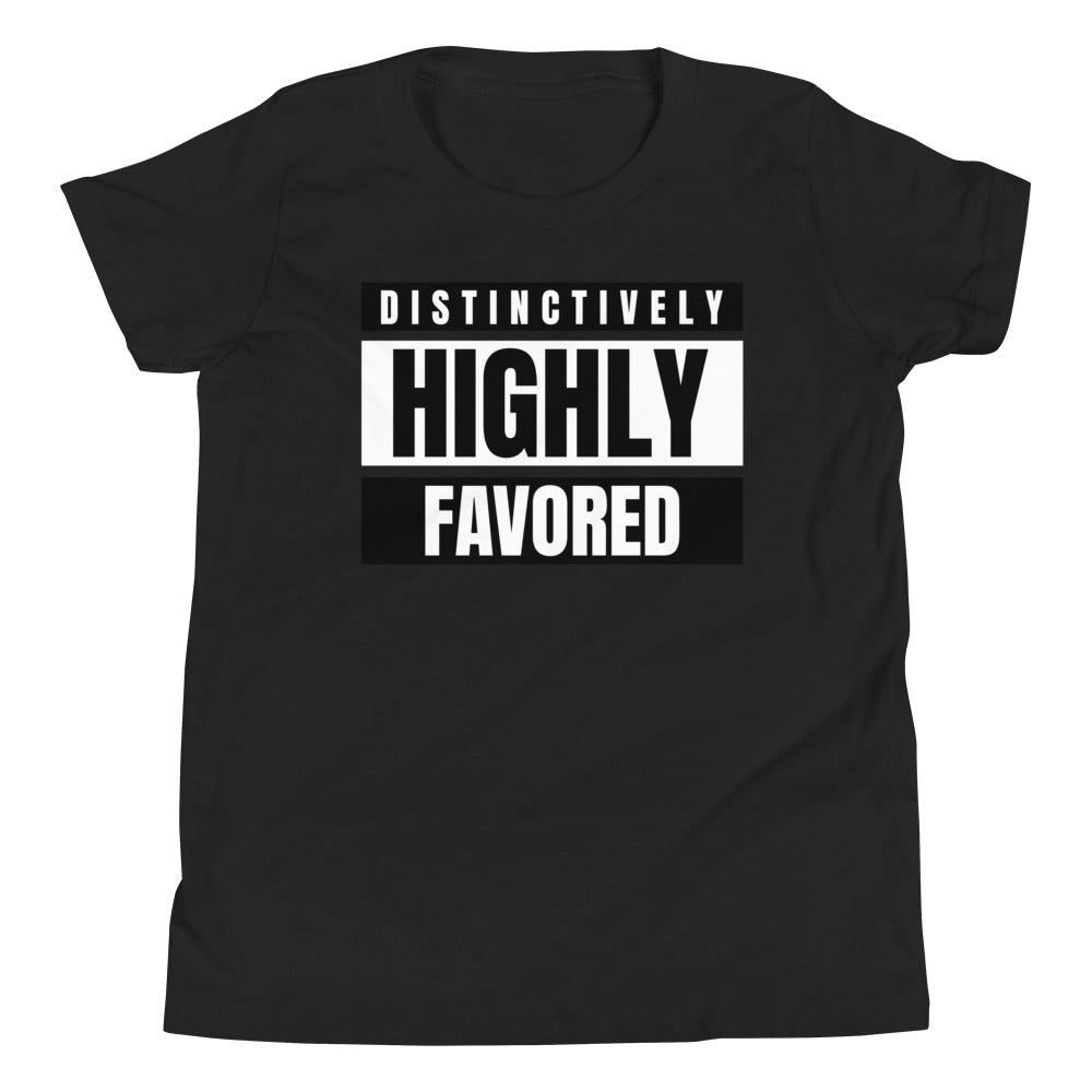 #Distinctively Highly Favored Youth T-Shirt