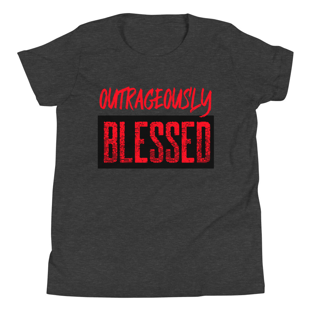 #Outrageously Blessed Youth T-Shirt