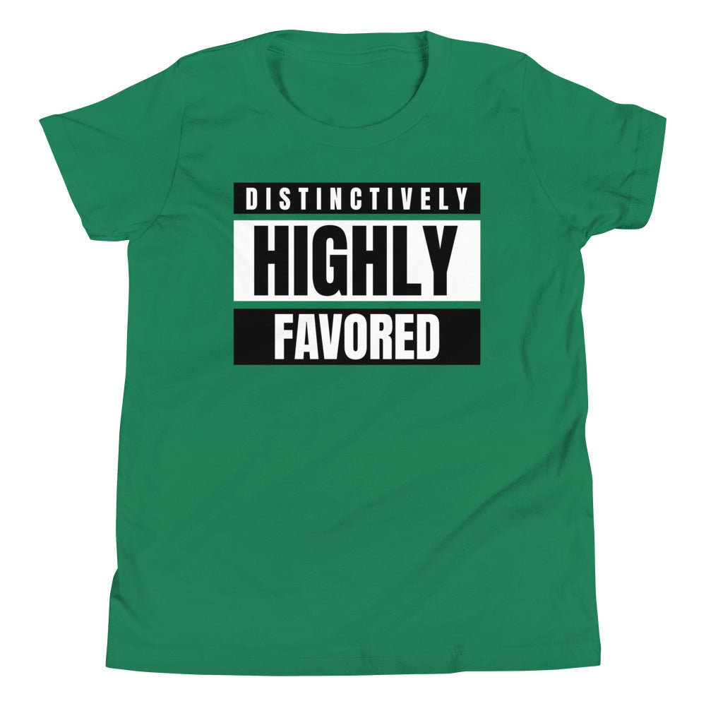 #Distinctively Highly Favored Youth T-Shirt