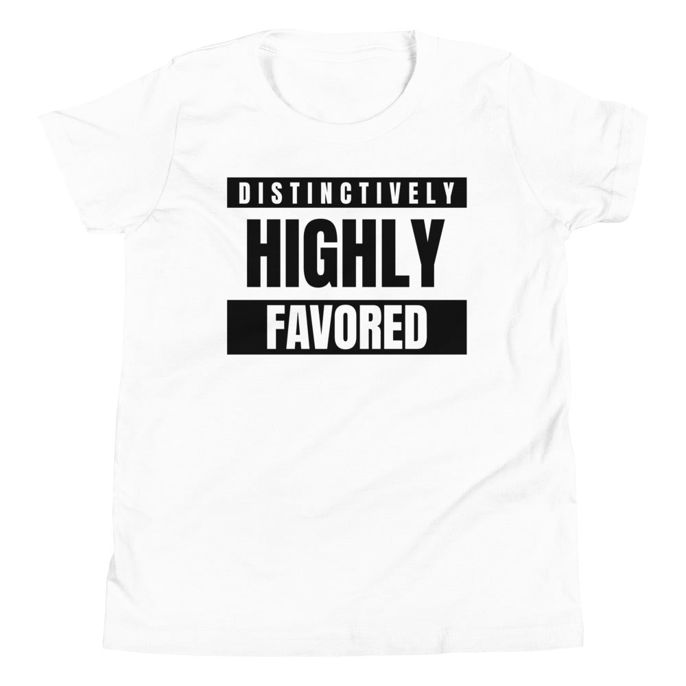 #Distinctively Highly Favored Youth T-Shirt